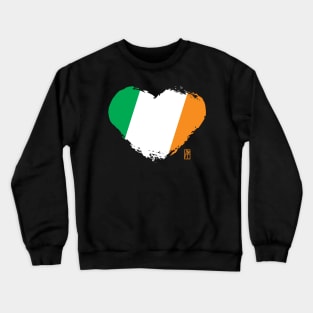 I love my country. I love Ireland. I am a patriot. In my heart, there is always the flag of Ireland. Crewneck Sweatshirt